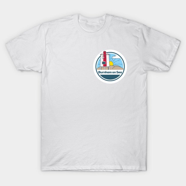 Burnham on Sea t-shirts (front)
